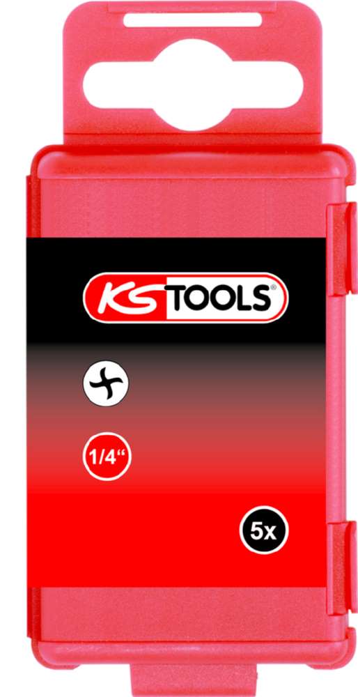 Produktbild KS Tools 1/4 Zoll Bit Torq Set Länge 75mm Profilgröße 2 im 5er Pack
