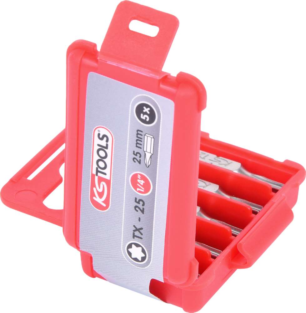 Produktbild KS Tools 1/4 Bit Torx Länge 25mm T25 5er Pack bild 3