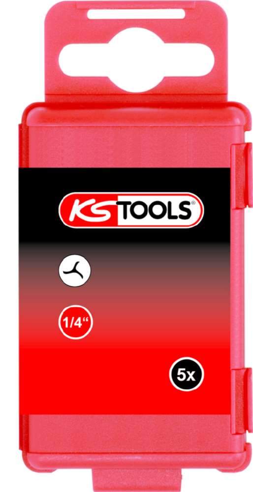 Produktbild KS Tools 1/4 Zoll Bit TRIWING Länge 75mm Profilgröße 8 5er Pack