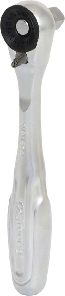 Produktbild KS Tools 1/4 Zoll Bit-Umschalt-Knarre mit Steckadapter für Stecknüsse Länge 100 mm