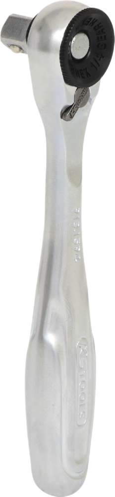 Produktbild KS Tools 1/4 Zoll Bit-Umschalt-Knarre mit Steckadapter für Stecknüsse Länge 100 mm bild 4