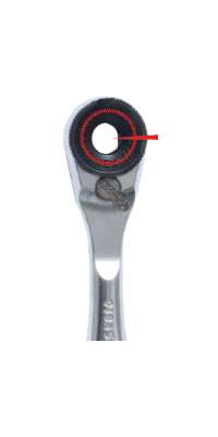 Produktbild KS Tools 1/4 Zoll Bit-Umschalt-Knarre mit Steckadapter für Stecknüsse Länge 100 mm bild 6