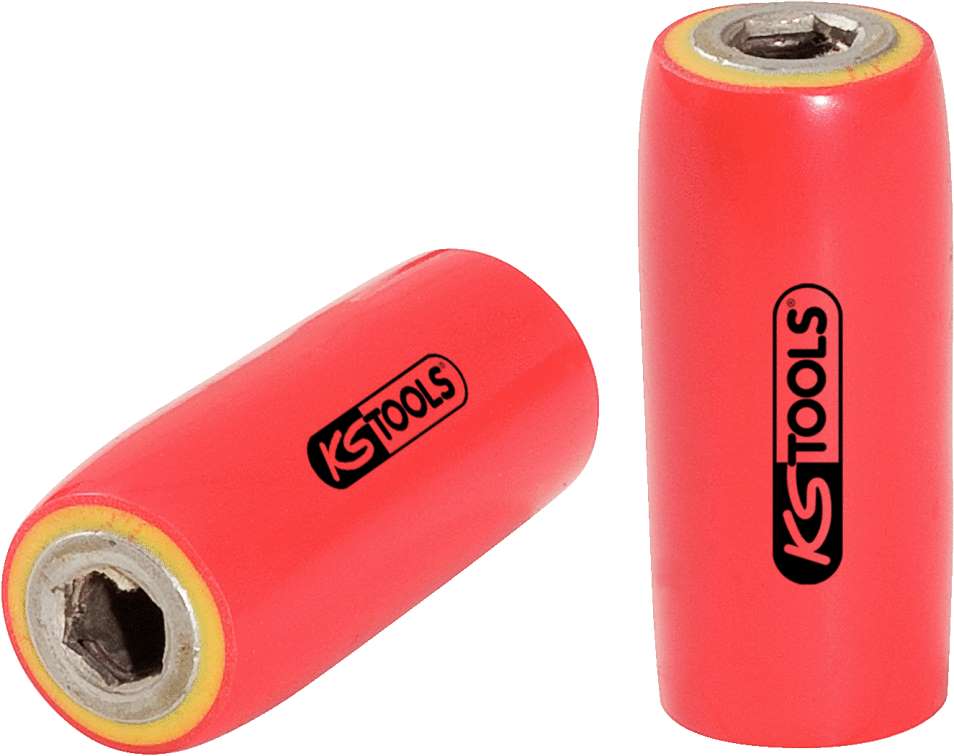 Produktbild KS Tools 3/8 Zoll Bithalter mit Schutzisolierung für 8mm Bits