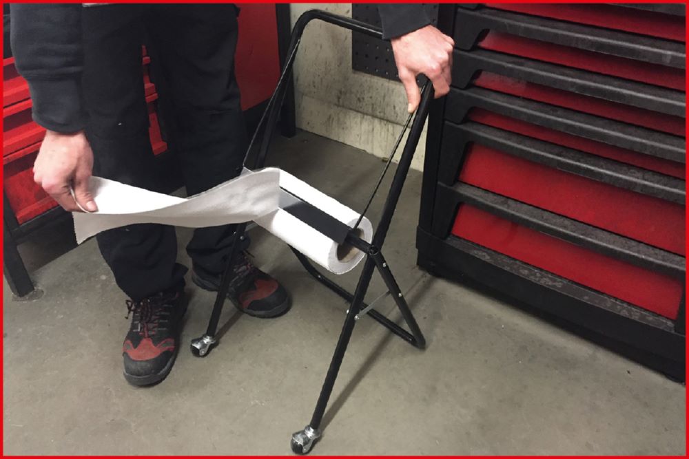 Produktbild KS Tools Bodenständer 350 x 735 x 390 mm für Putz Papierrolle bild 2