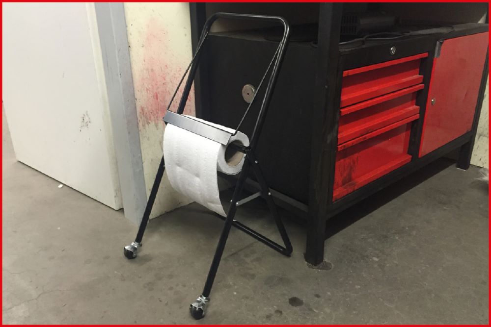 Produktbild KS Tools Bodenständer 350 x 735 x 390 mm für Putz Papierrolle bild 3