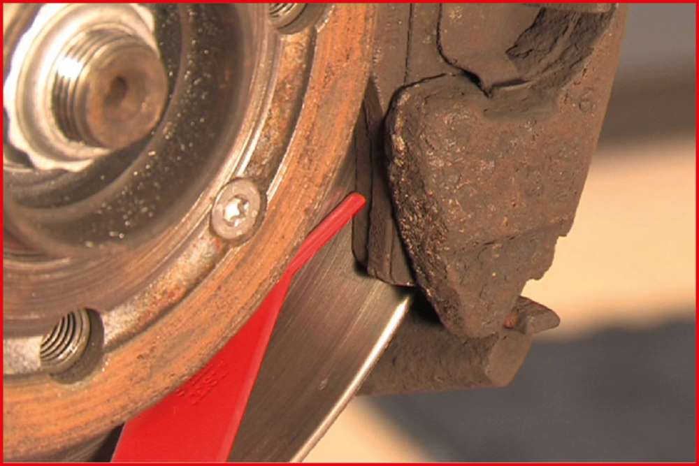 Produktbild KS Tools Bremsbelag Verschleißlehrenfächer Satz 8 Teile bild 2