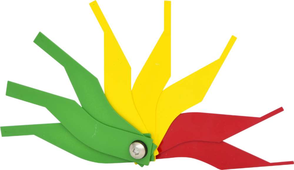 Produktbild KS Tools Bremsbelag Verschleißlehrenfächer Satz 8 Teile bild 4