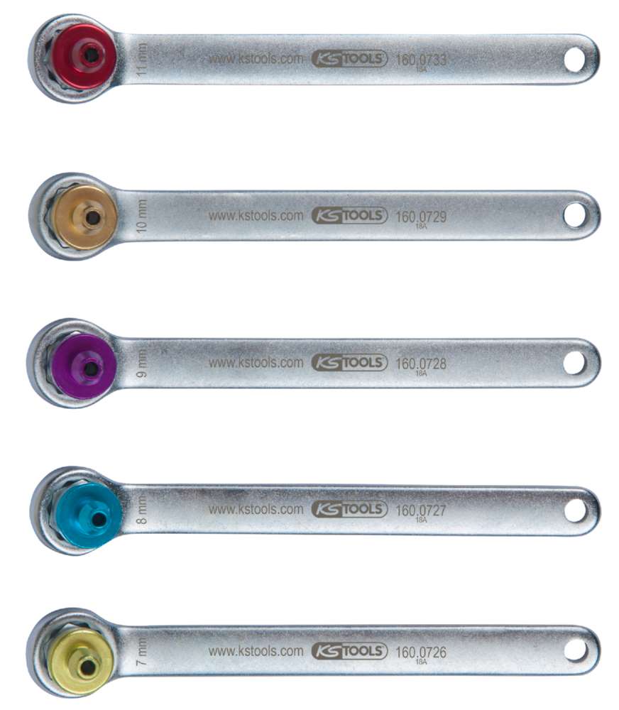 Produktbild KS Tools Bremsen Entlüftungsschlüssel Satz 6 Teile bild 4