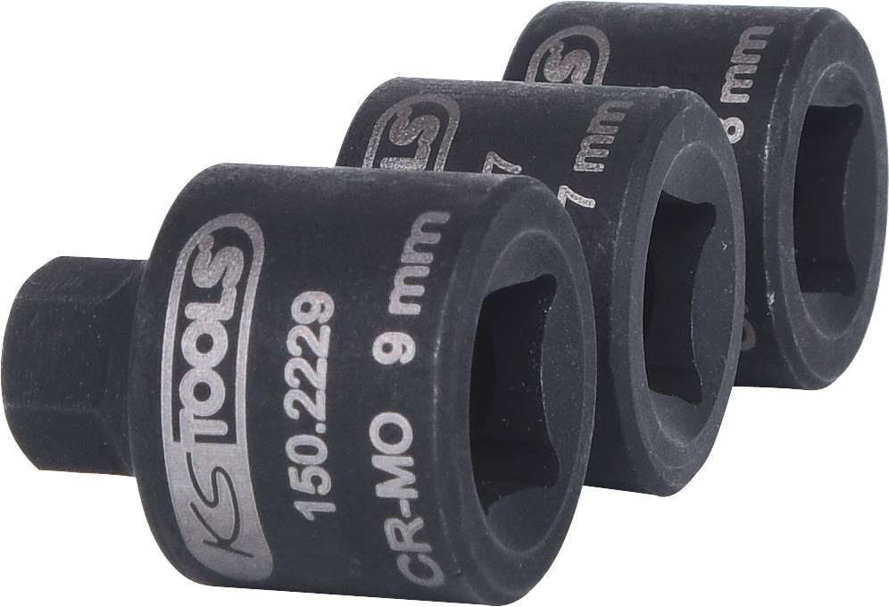 Produktbild KS Tools 3/8 Zoll Bremssattel Stecknuss Satz 3 Teile bild 3