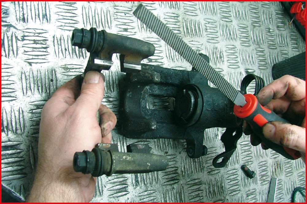 Produktbild KS Tools Bremssattelfeile ohne Heft Gesamtlänge 150 mm bild 2