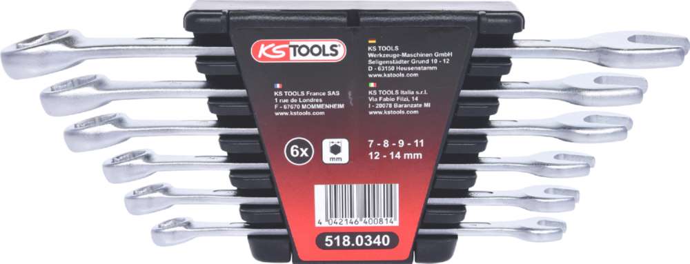 Produktbild KS Tools Bremssystem Entlüfterschlüssel Satz 6 Teile