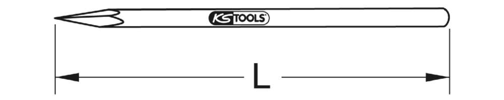 Produktbild KS Tools BRONZEplus Gewindereinigungsstift 6 x 300 mm bild 2