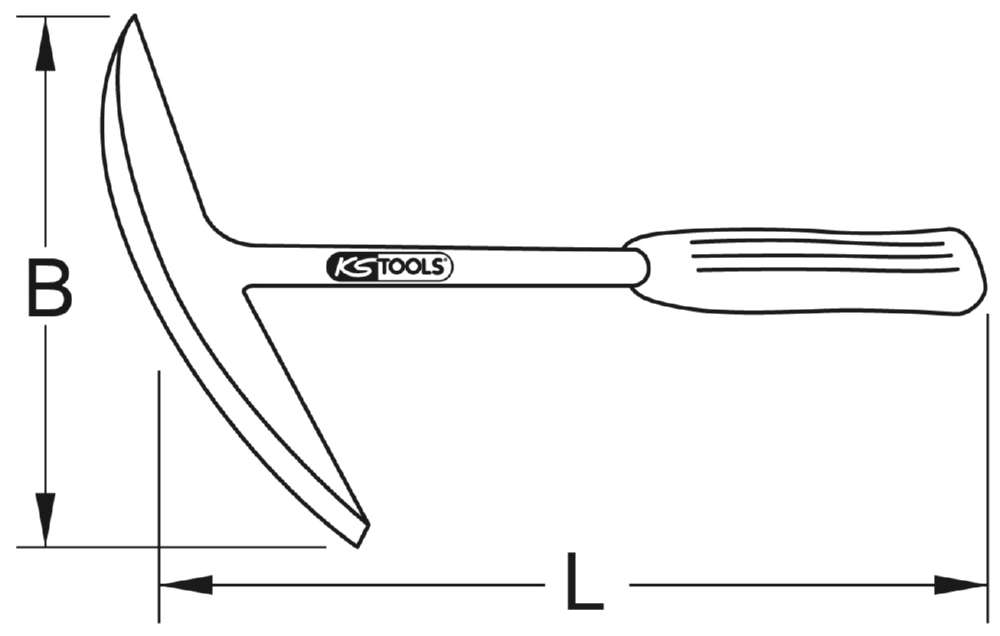 Produktbild KS Tools BRONZEplus Handpickel 380 mm bild 2