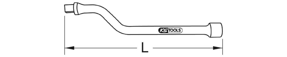 Produktbild KS Tools BRONZEplus Spezialverlängerung 1/2 Zoll 150 mm bild 2