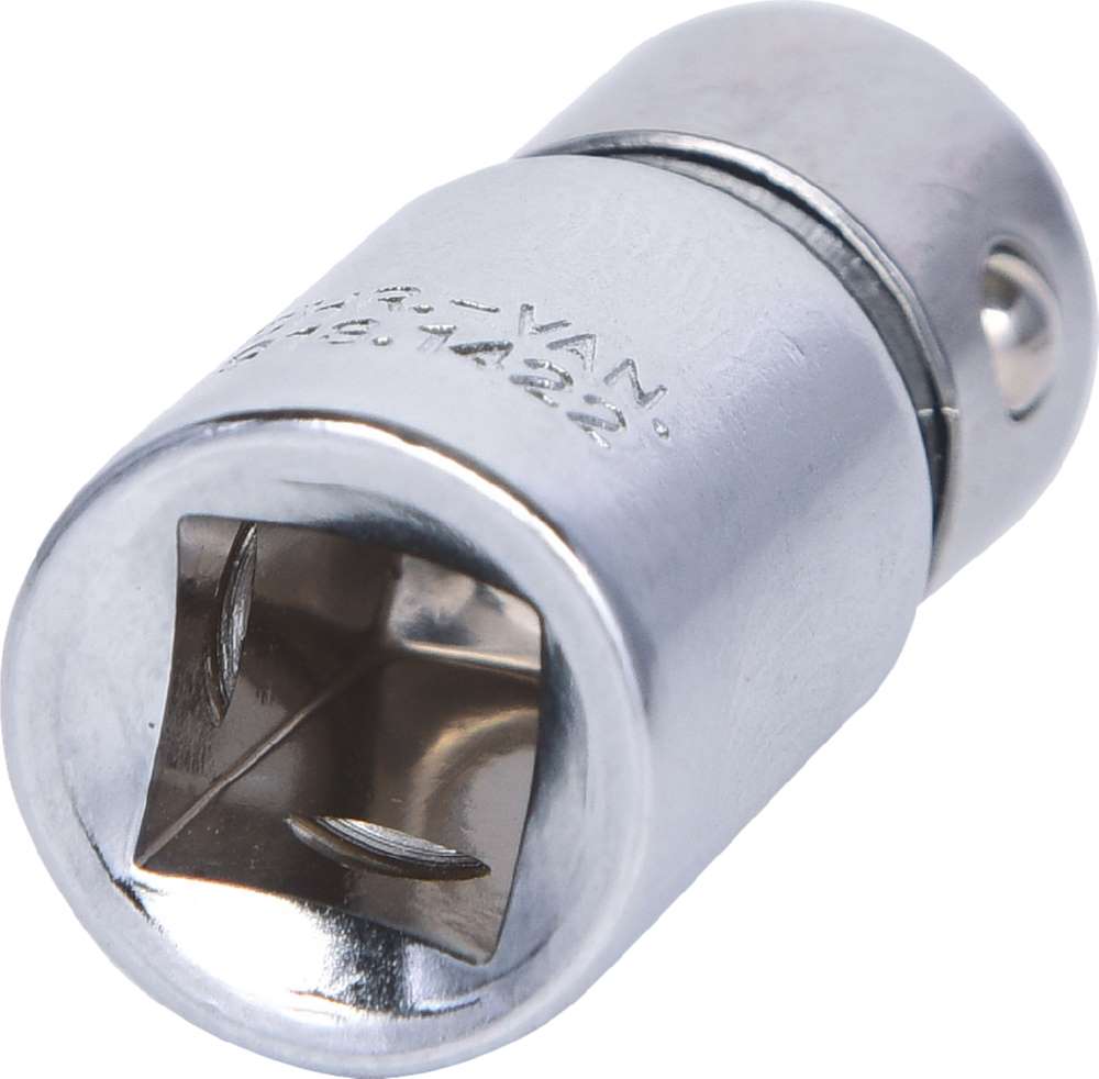 Produktbild KS Tools 1/4 Zoll CHROMEplus Bit-Adapter-Stecknuss für Bits 1/4 Zoll mit Spannring bild 3