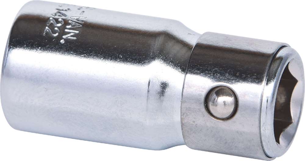 Produktbild KS Tools 1/4 Zoll CHROMEplus Bit-Adapter-Stecknuss für Bits 1/4 Zoll mit Spannring bild 4