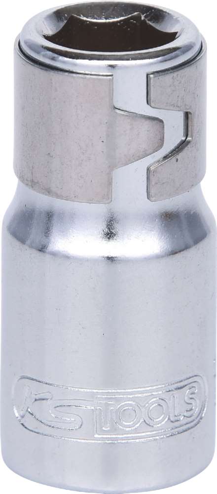 Produktbild KS Tools 1/4 Zoll CHROMEplus Bit-Adapter-Stecknuss für Bits 1/4 Zoll mit Spannring bild 5