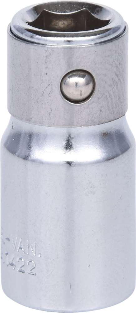 Produktbild KS Tools 1/4 Zoll CHROMEplus Bit-Adapter-Stecknuss für Bits 1/4 Zoll mit Spannring bild 7