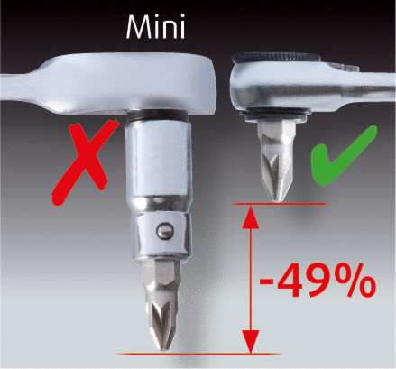 Produktbild KS Tools 1/4 Zoll CHROMEplus Bit Satz 31 teilig bild 5
