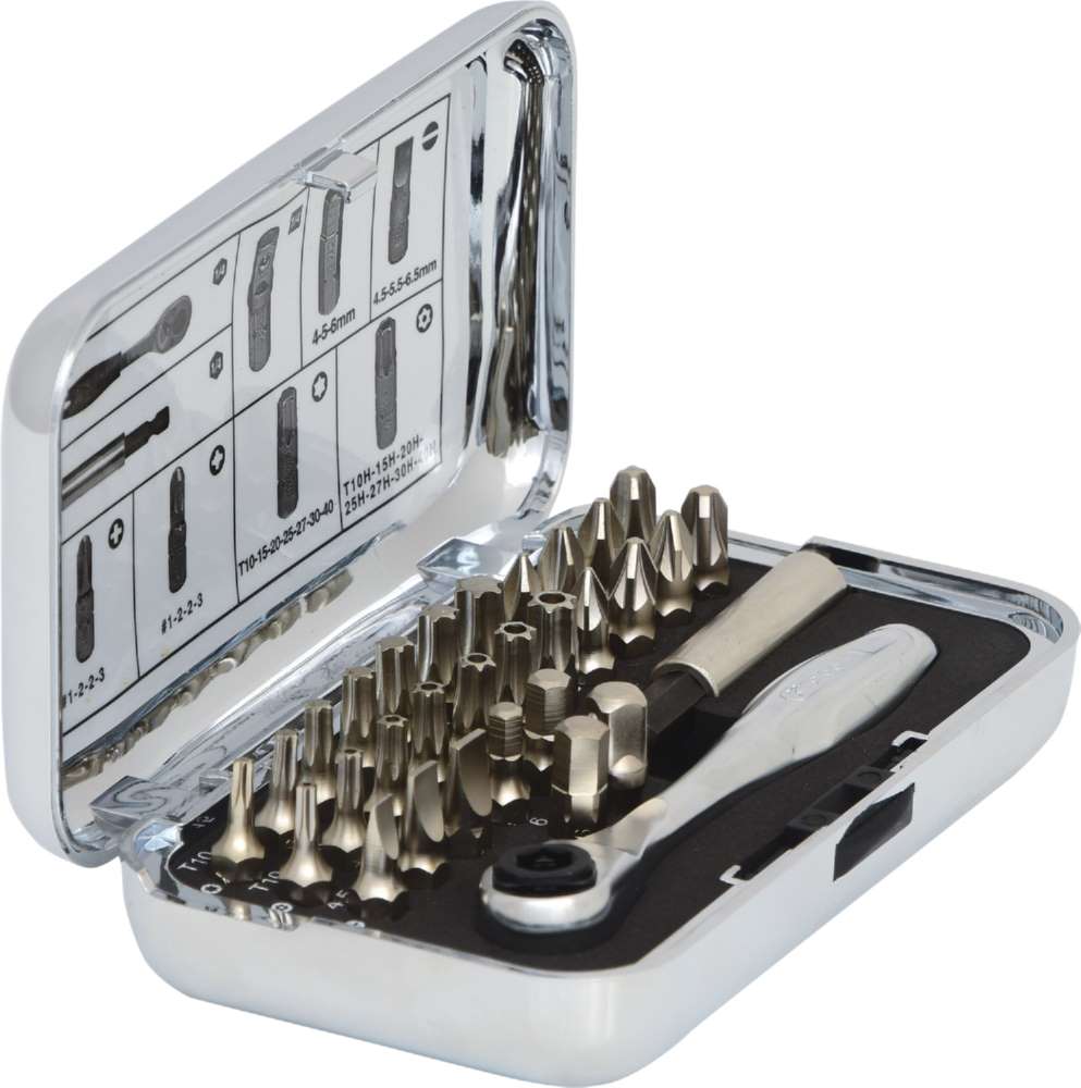 Produktbild KS Tools 1/4 Zoll CHROMEplus Bit Satz 31 teilig bild 6