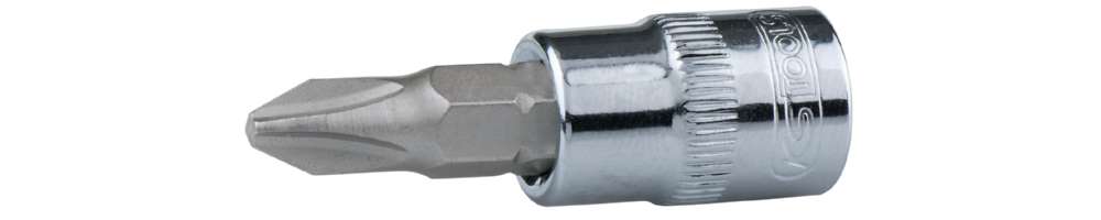 Produktbild KS Tools 1/4 Zoll CHROMEplus Bit-Stecknuss Profilgrösse PH2