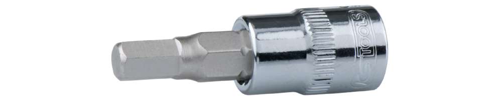 Produktbild KS Tools 1/4 Zoll CHROMEplus Bit-Stecknuss Innensechskant 1/8 Zoll