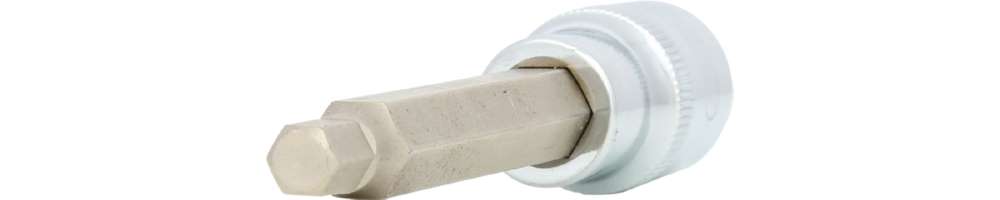 Produktbild KS Tools 1/2 Zoll CHROMEplus Bit-Stecknuss Innensechskant lang Schlüsselweite 7 mm