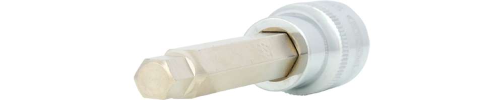 Produktbild KS Tools 1/2 Zoll CHROMEplus Bit-Stecknuss Innensechskant lang Schlüsselweite 8 mm