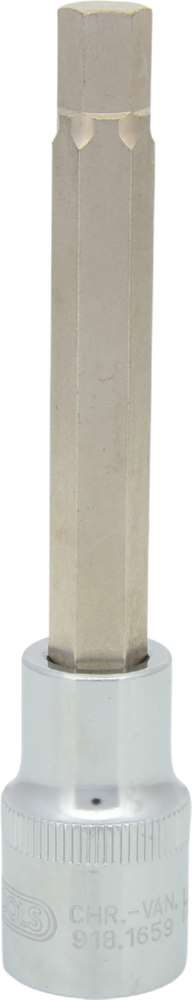 Produktbild KS Tools 1/2 Zoll CHROMEplus Bit-Stecknuss Innensechskant lang Schlüsselweite 9 mm bild 6