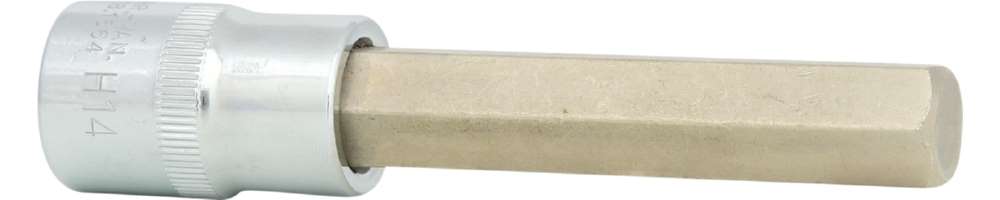 Produktbild KS Tools 1/2 Zoll CHROMEplus Bit-Stecknuss Innensechskant lang Schlüsselweite 14 mm bild 4