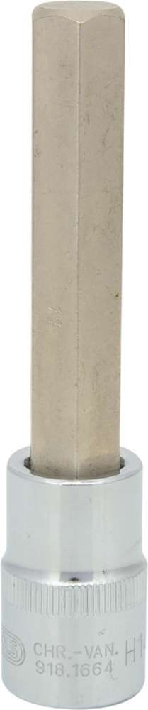 Produktbild KS Tools 1/2 Zoll CHROMEplus Bit-Stecknuss Innensechskant lang Schlüsselweite 14 mm bild 6