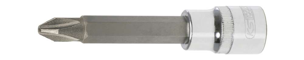 Produktbild KS Tools 1/2 Zoll CHROMEplus Bit-Stecknuss lang Profilgrösse PH4