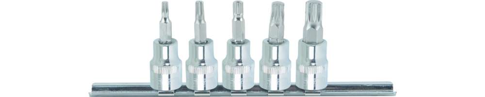 Produktbild KS Tools 3/8 Zoll CHROMEplus Bit-Stecknuss-Satz XZN 5 Teile M4-M10