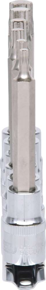 Produktbild KS Tools 1/2 Zoll CHROMEplus Bit-Stecknuss-Satz XZN lang 6 Teile M5 - M14 bild 2