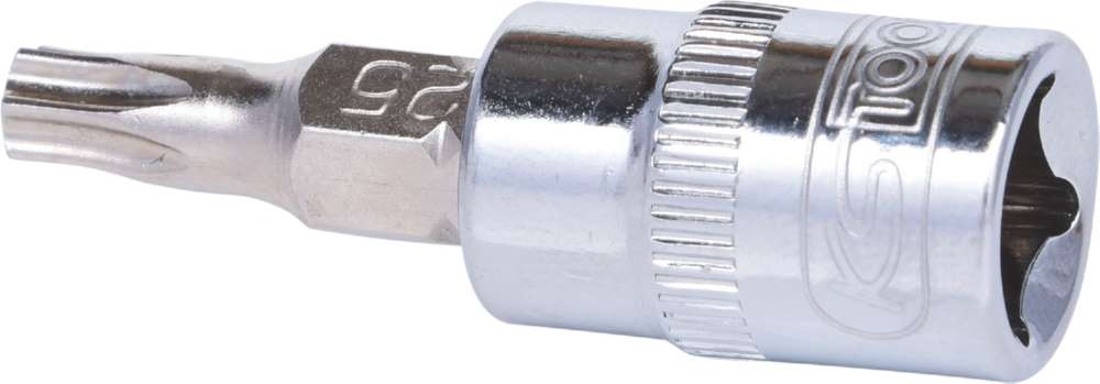 Produktbild KS Tools 1/4 Zoll CHROMEplus Bit-Stecknuss Torx Profilgrösse T25 bild 2