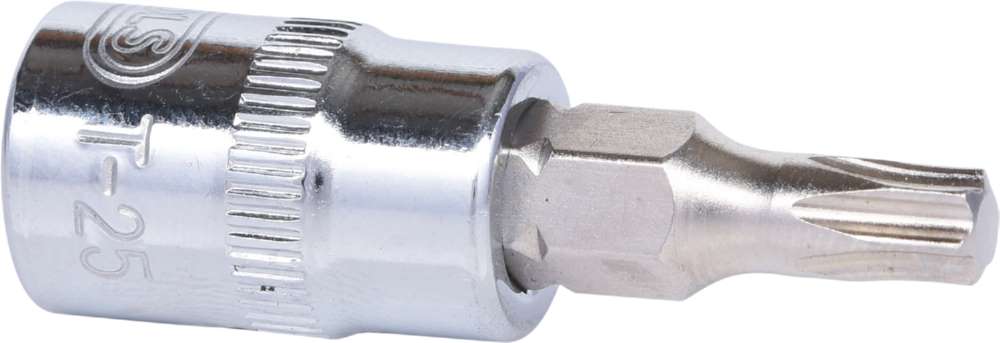 Produktbild KS Tools 1/4 Zoll CHROMEplus Bit-Stecknuss Torx Profilgrösse T25 bild 4