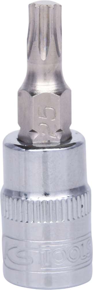 Produktbild KS Tools 1/4 Zoll CHROMEplus Bit-Stecknuss Torx Profilgrösse T25 bild 5