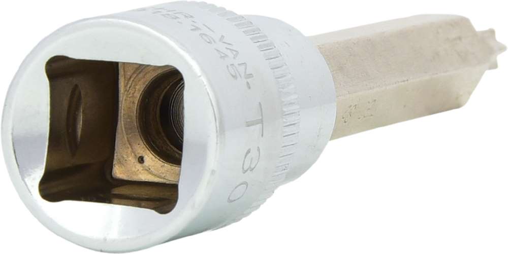 Produktbild KS Tools 1/2 Zoll CHROMEplus Bit-Stecknuss Torx lang Profilgrösse T30 bild 3