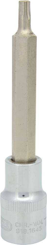 Produktbild KS Tools 1/2 Zoll CHROMEplus Bit-Stecknuss Torx lang Profilgrösse T30 bild 6
