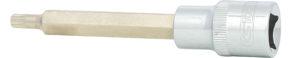 Produktbild KS Tools 1/2 Zoll CHROMEplus Bit-Stecknuss XZN lang M6 bild 2