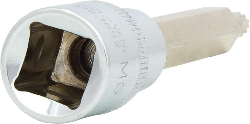 Produktbild KS Tools 1/2 Zoll CHROMEplus Bit-Stecknuss XZN lang M6 bild 3