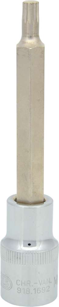 Produktbild KS Tools 1/2 Zoll CHROMEplus Bit-Stecknuss XZN lang M6 bild 6