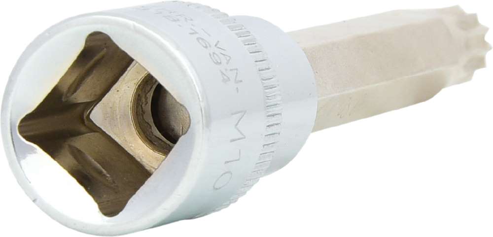 Produktbild KS Tools 1/2 Zoll CHROMEplus Bit-Stecknuss XZN lang M10 bild 3