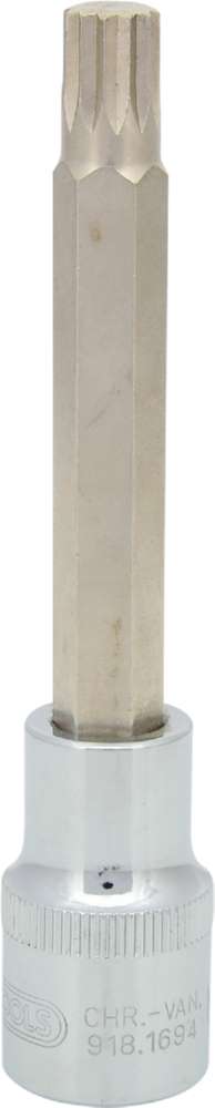 Produktbild KS Tools 1/2 Zoll CHROMEplus Bit-Stecknuss XZN lang M10 bild 6