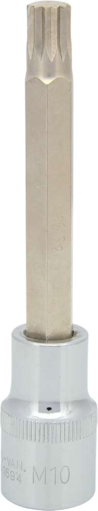 Produktbild KS Tools 1/2 Zoll CHROMEplus Bit-Stecknuss XZN lang M10 bild 7