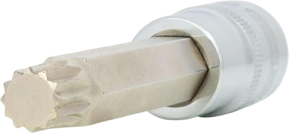 Produktbild KS Tools 1/2 Zoll CHROMEplus Bit-Stecknuss XZN lang M12