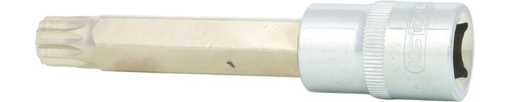 Produktbild KS Tools 1/2 Zoll CHROMEplus Bit-Stecknuss XZN lang M14 bild 2