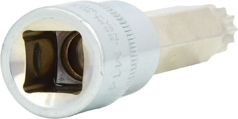 Produktbild KS Tools 1/2 Zoll CHROMEplus Bit-Stecknuss XZN lang M14 bild 3