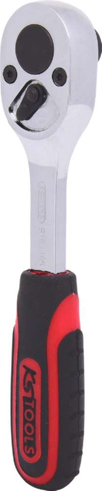 Produktbild KS Tools 1/4 Zoll CHROMEplus Bit Umschalt Knarre 115mm