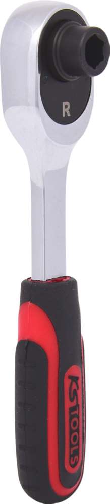 Produktbild KS Tools 1/4 Zoll CHROMEplus Bit Umschalt Knarre 115mm bild 2